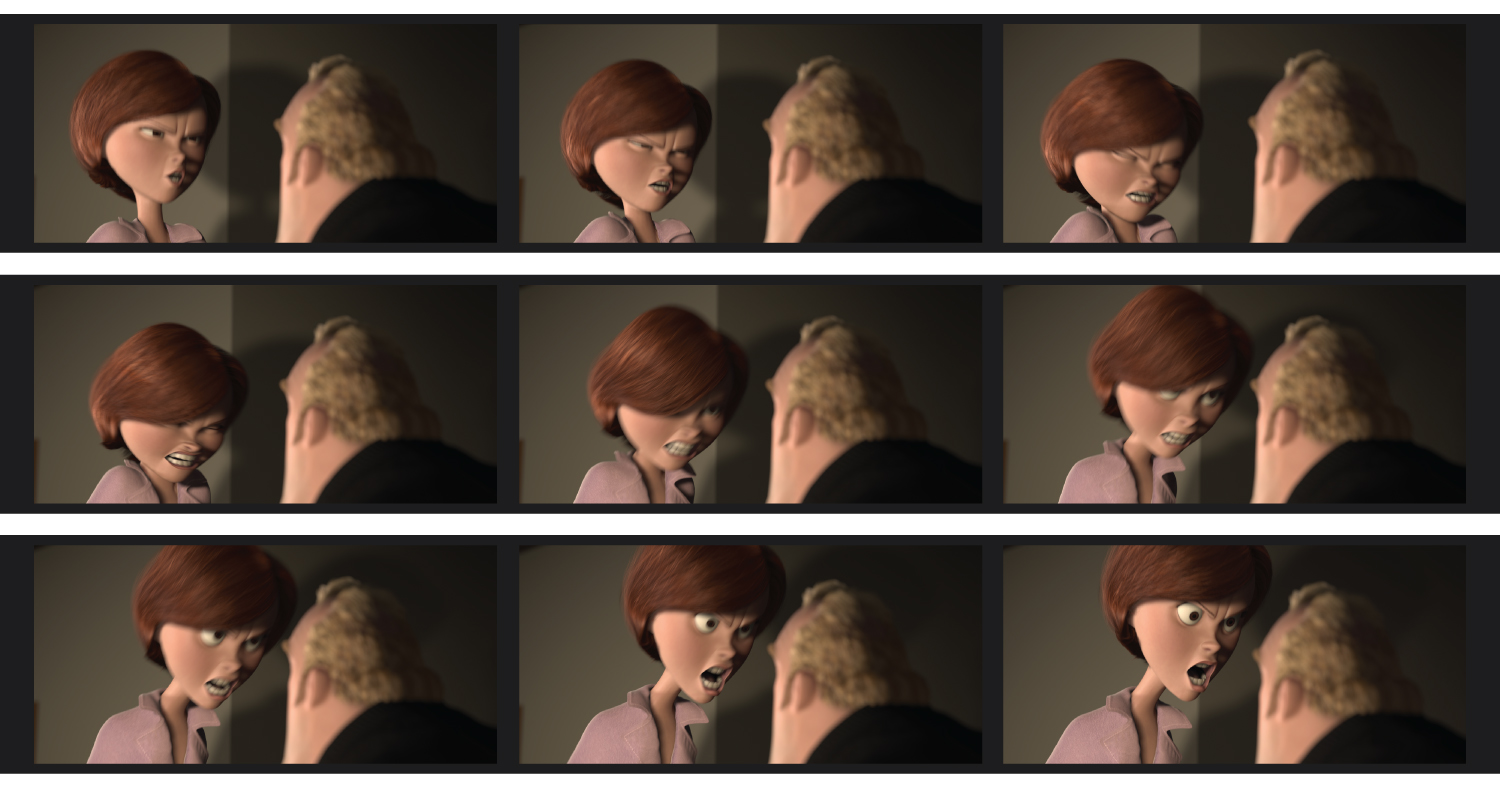 Pixar animators bring a story to life, posing characters to act out each scene, one frame at a time.